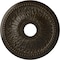 Ekena Millwork Bailey Ceiling Medallion (Canopies up to 5 3/4"), 18"OD x 3 3/4"ID x 1 1/2"P, Stone Hearth Crackle CM18BISHC - alternate 1